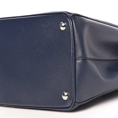 Prada Saffiano Medium Galleria Double Zip Tote Baltico 9 of 14