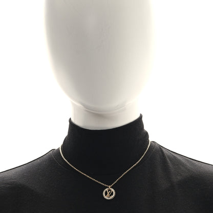 Louis Vuitton Metal Crystal Louise By Night Necklace 2 of 5