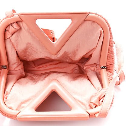 Bottega Veneta Lambskin Knit Small The Point Triangle Bag Peachy 5 of 9