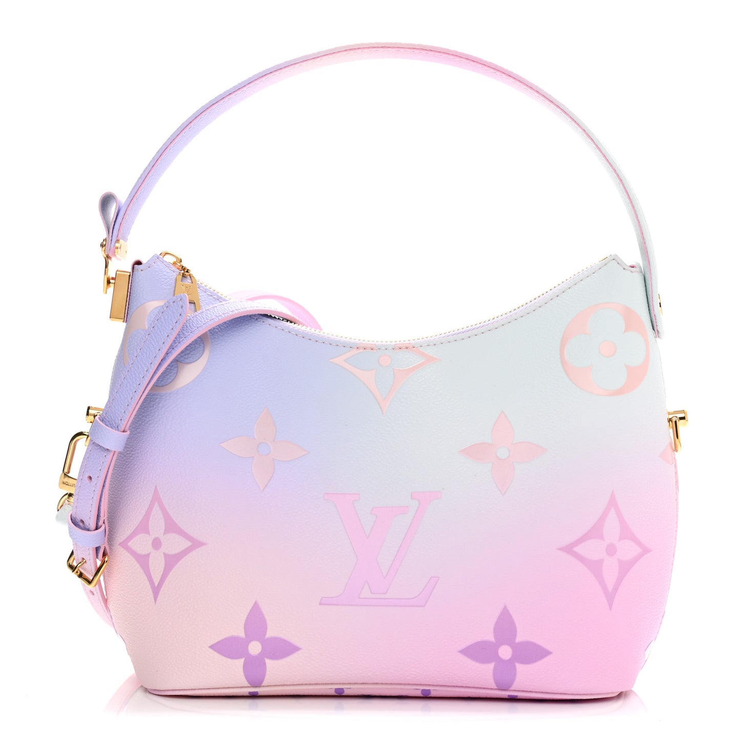 Monogram Giant Spring In The City Marshmallow Hobo PM Sunrise Pastel