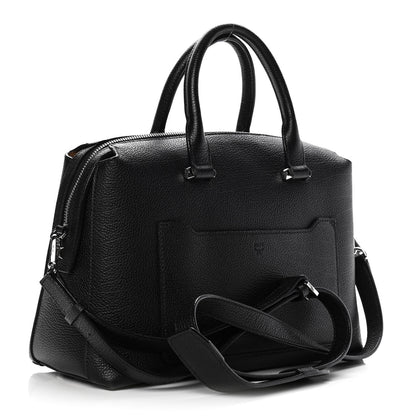 MCM Grained Calfskin Large Ella Boston Black 3 of 14