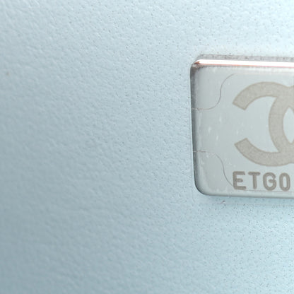 Chanel Caviar Quilted Small Double Flap Light Blue 9 of 11