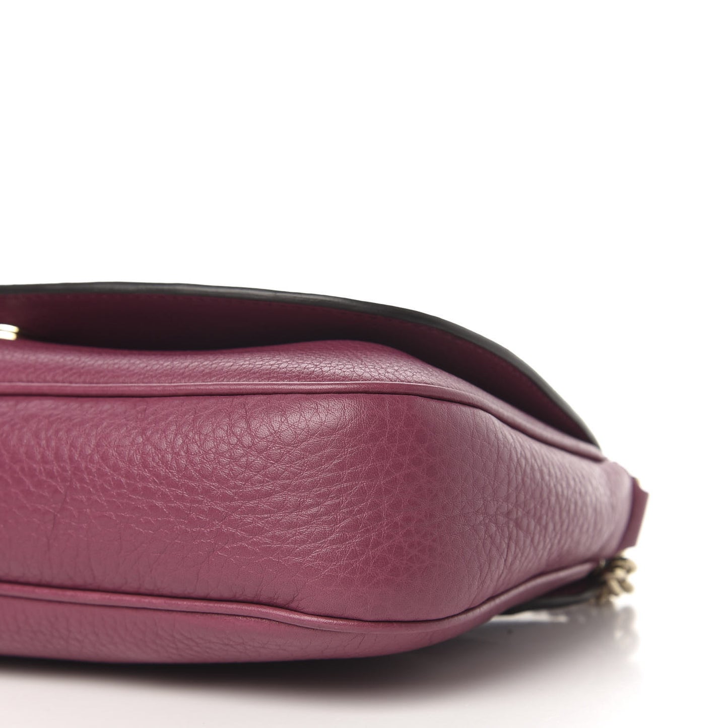 Pebbled Calfskin Medium Soho Flap Crossbody Peonia Flower
