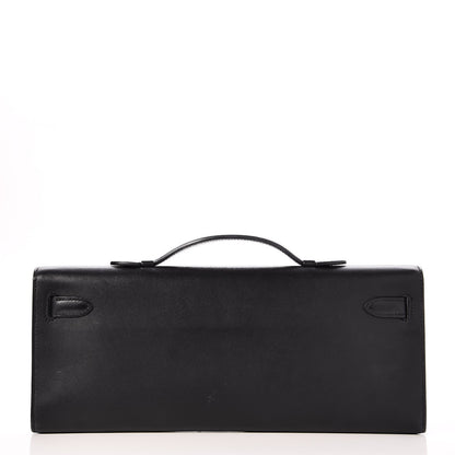 Hermes Swift Kelly Cut Clutch Pochette Black 5 of 23
