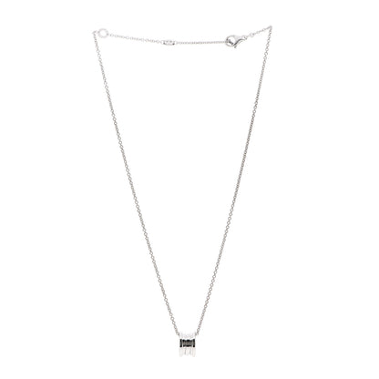 Bulgari 18K White Gold B.Zero1 Pendant Necklace 3 of 7