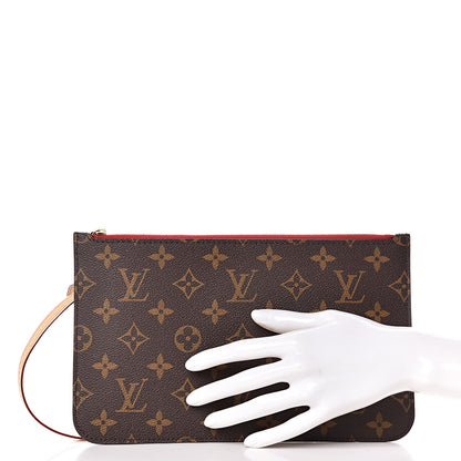 Louis Vuitton Monogram Neverfull MM GM Pochette Cherry 2 of 8