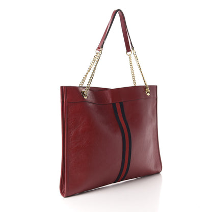Gucci Calfskin Large Rajah Chain Tote Romantic Cherry 3 of 10