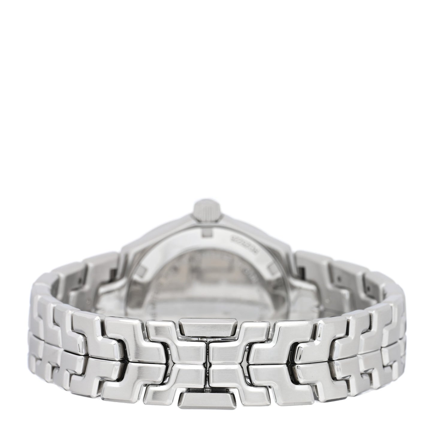 Stainless Steel Mother of Pearl 32mm Link Lady Quartz Watch WBC1310