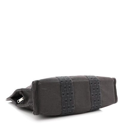 Hermes Canvas Tout Fourre PM Grey 4 of 11