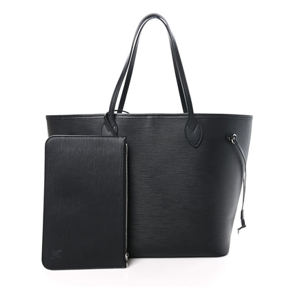 Louis Vuitton Epi Neverfull MM Black 3 of 10