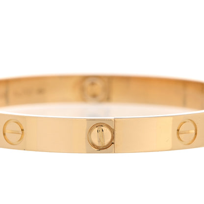 Cartier 18K Yellow Gold LOVE Bracelet 18 8 of 8