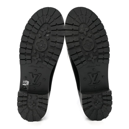 Louis Vuitton Rubber Embossed Monogram Splash Rain Boots 41 Black 5 of 7