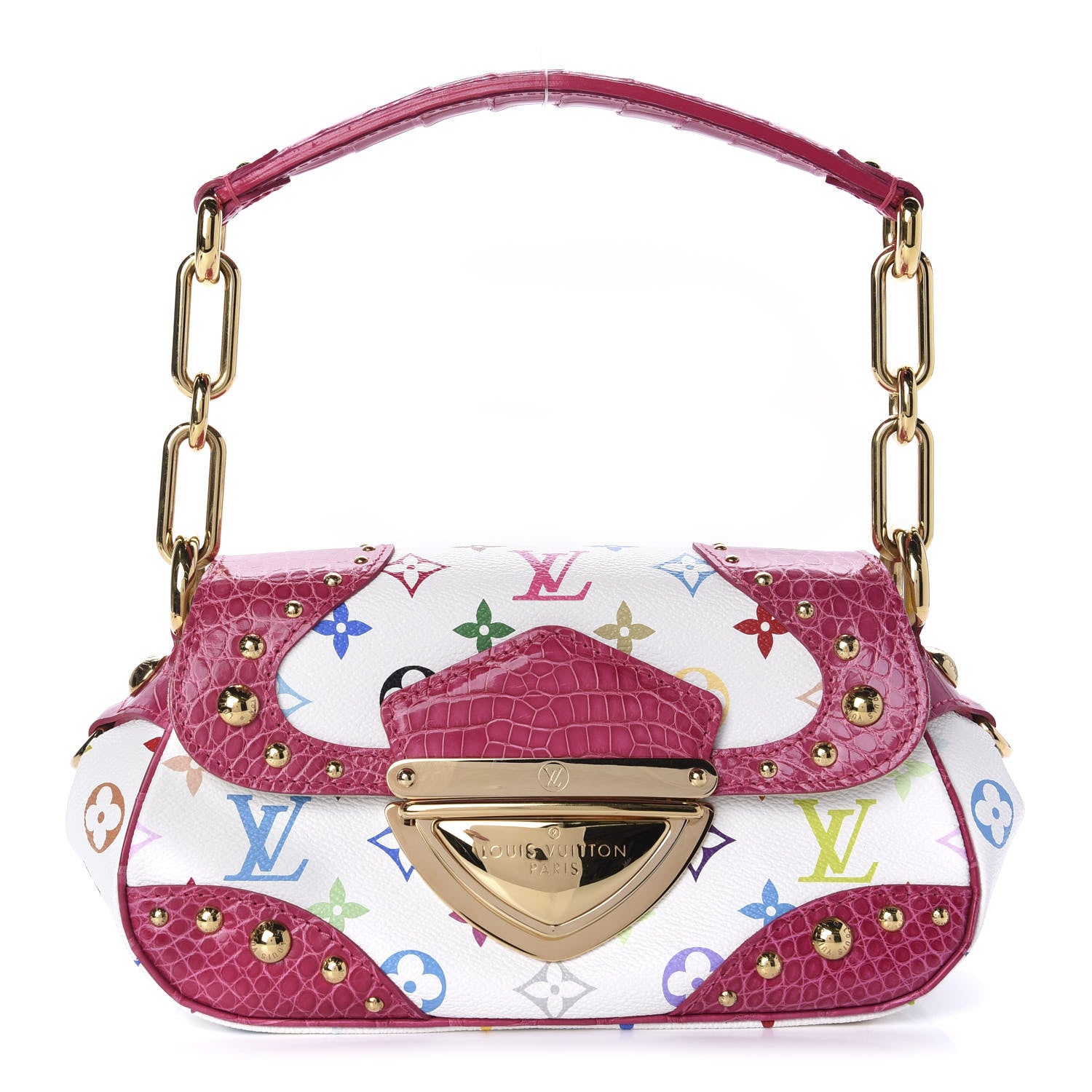 Louis Vuitton Alligator Monogram Multicolor Marilyn White 1 of 9