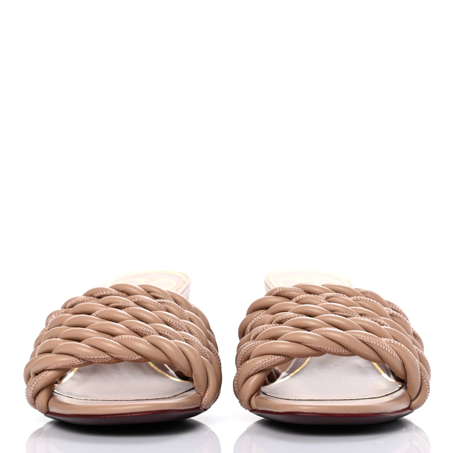 Nappa Rope 60mm Slide Sandals 35.5 Rose Cannelle