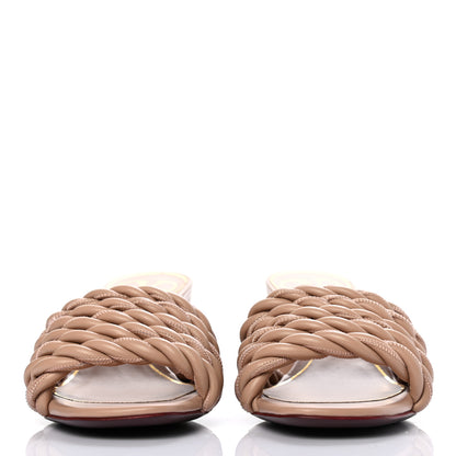 Valentino Garavani Nappa Rope 60mm Slide Sandals 35.5 Rose Cannelle 2 of 7