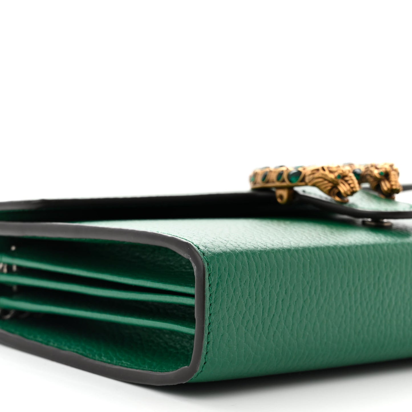 Calfskin Mini Dionysus Chain Wallet Emerald