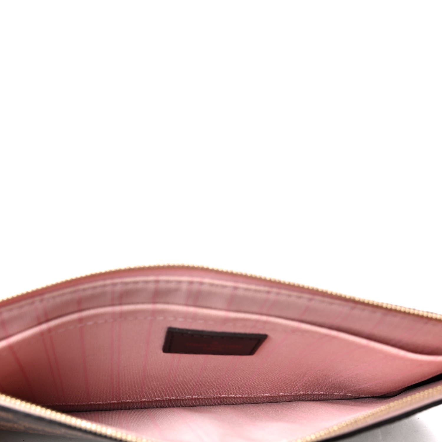 Louis Vuitton Damier Ebene Neverfull MM GM Pochette Rose Ballerine 4 of 4