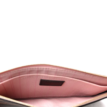 Louis Vuitton Damier Ebene Neverfull MM GM Pochette Rose Ballerine 4 of 4