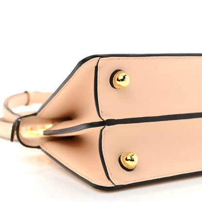 Fendi Shiny Nappa Petite Peekaboo I SEE U Satchel Rosa Confetto 12 of 13