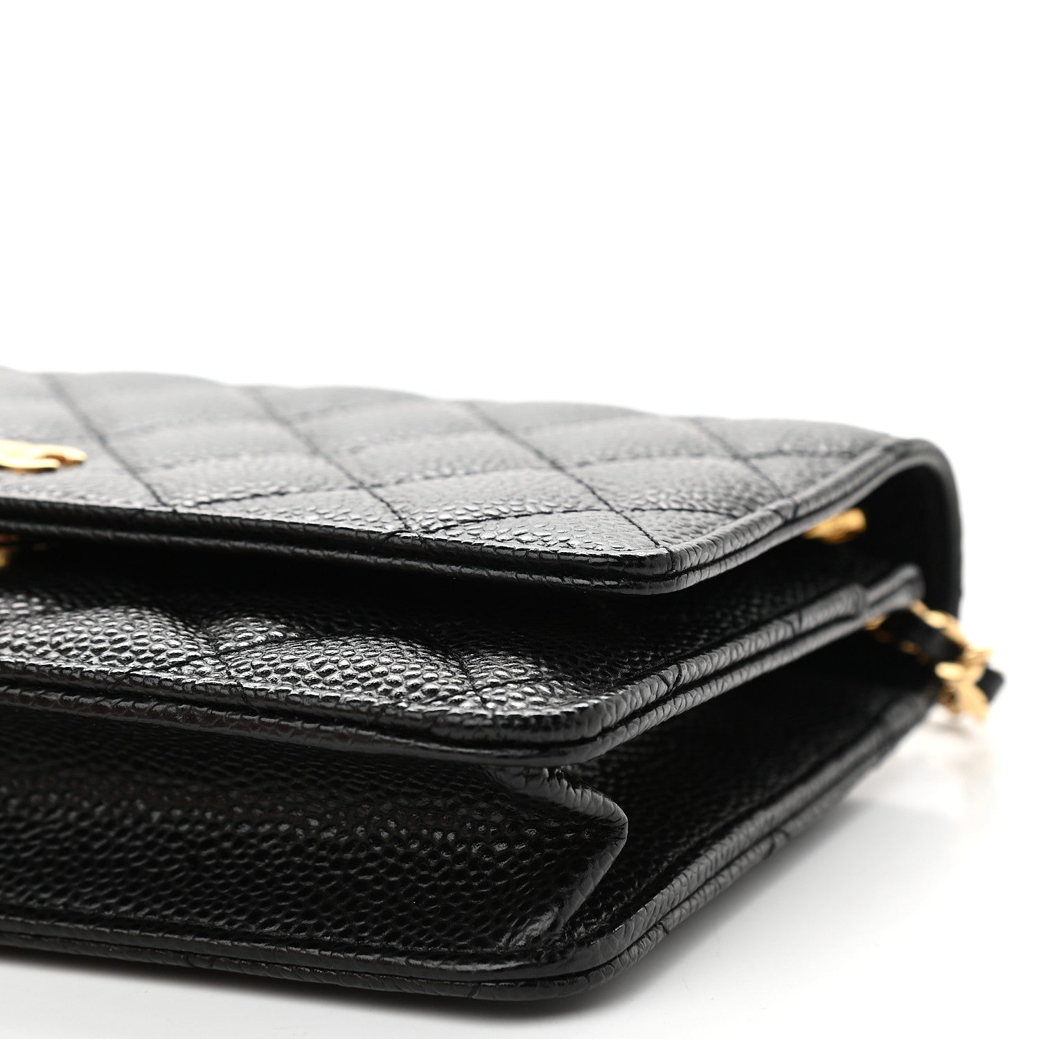 Chanel Caviar Quilted Wallet On Chain WOC Black 10 of 10