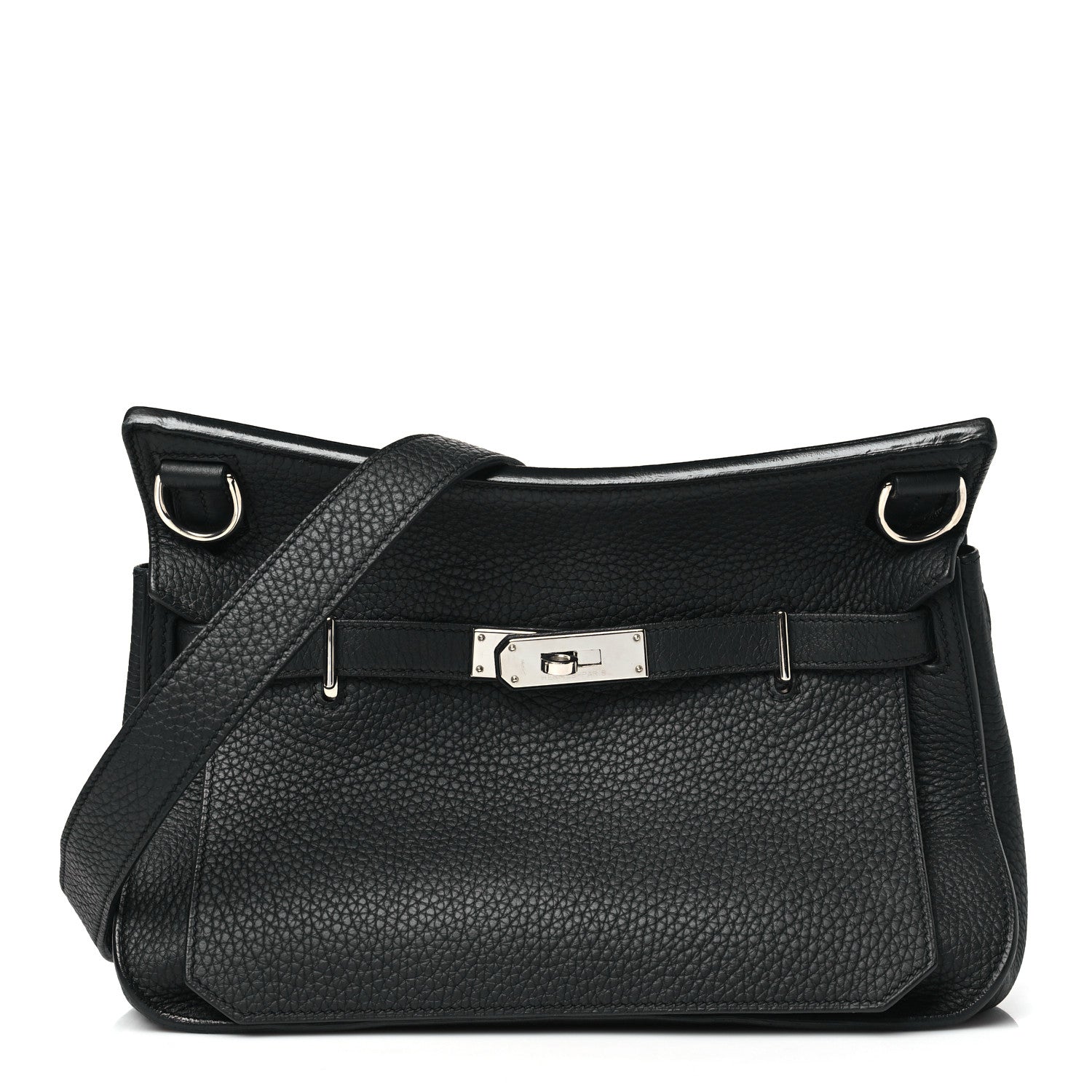 Hermes Taurillon Clemence Jypsiere 28 Black 1 of 10