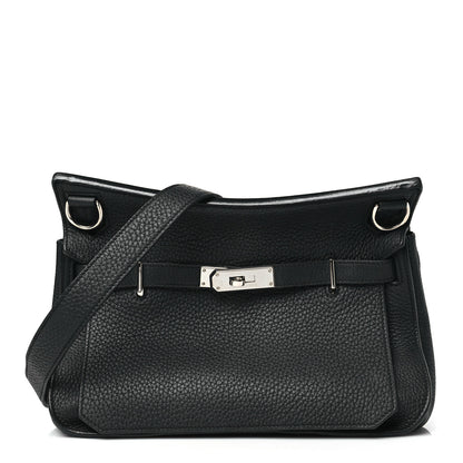 Hermes Taurillon Clemence Jypsiere 28 Black 1 of 10