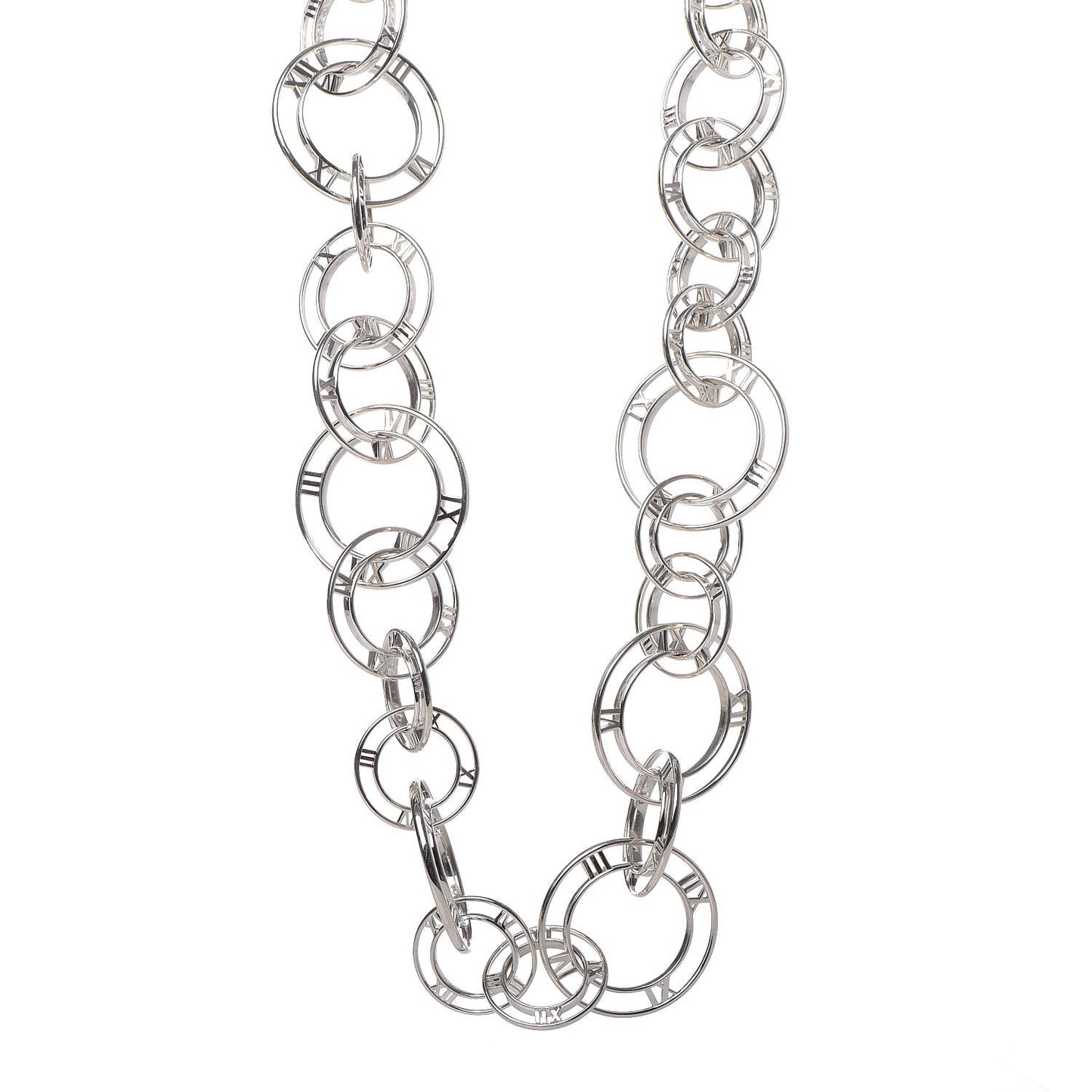 Sterling Silver Atlas Link Necklace