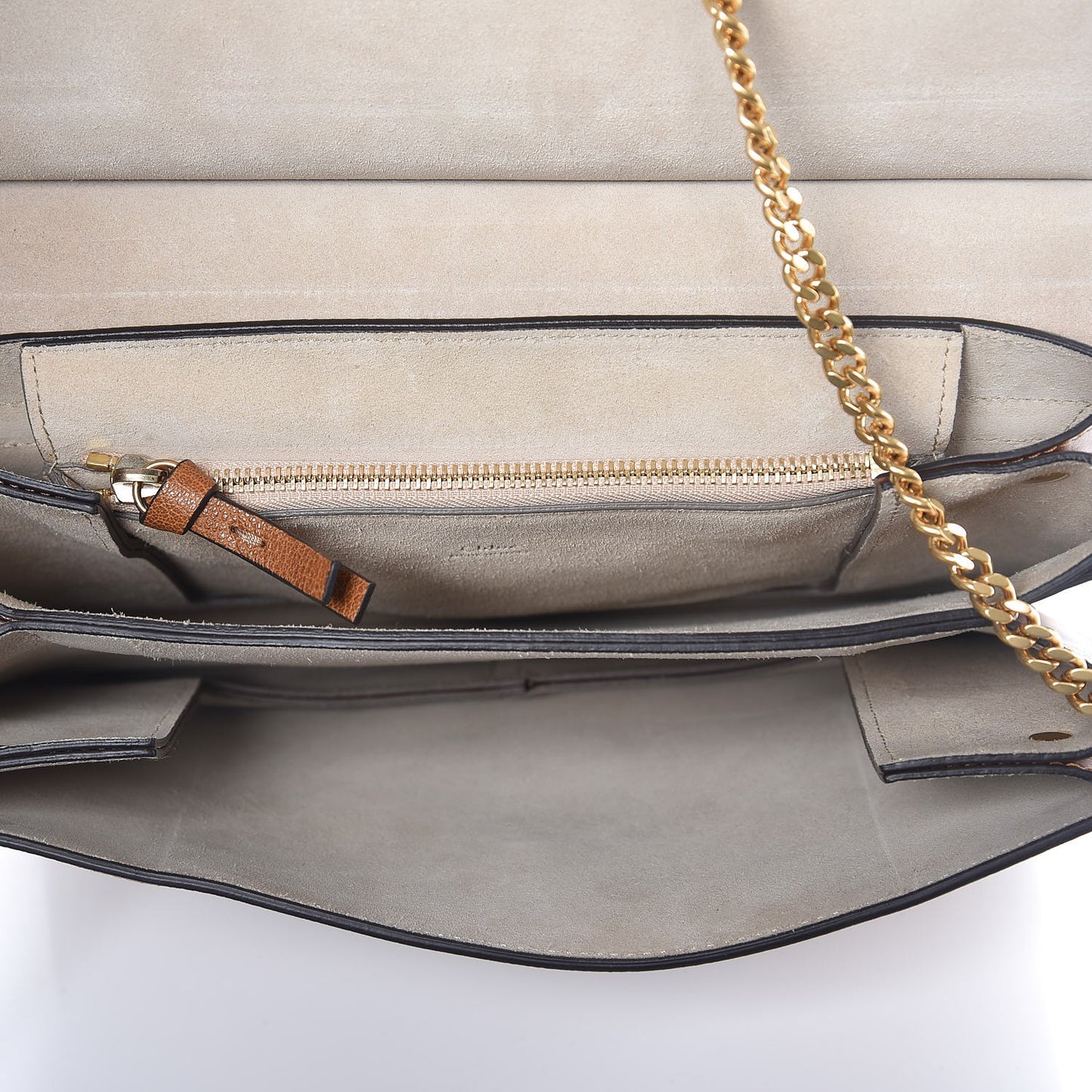 Goatskin Medium Faye Shoulder Bag Caramel