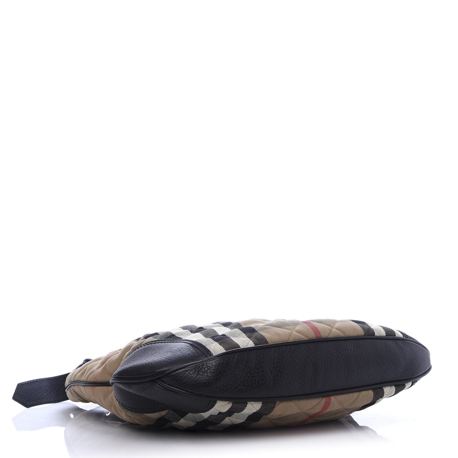 Burberry House Check Quilted Brook Hobo Black 4 of 11