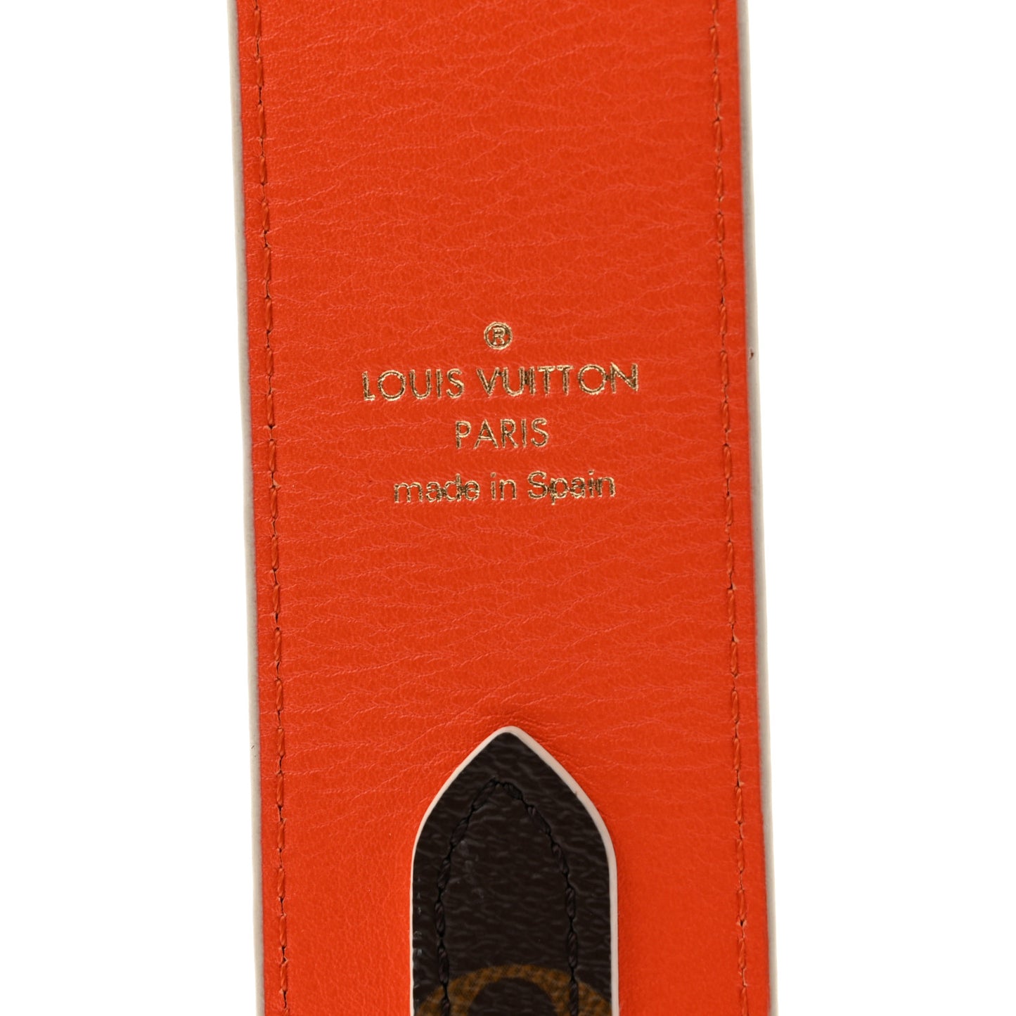 Monogram Bandouliere Shoulder Strap Orange