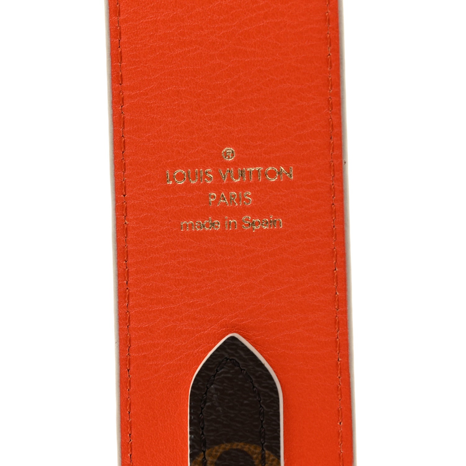 Louis Vuitton Monogram Bandouliere Shoulder Strap Orange 3 of 3
