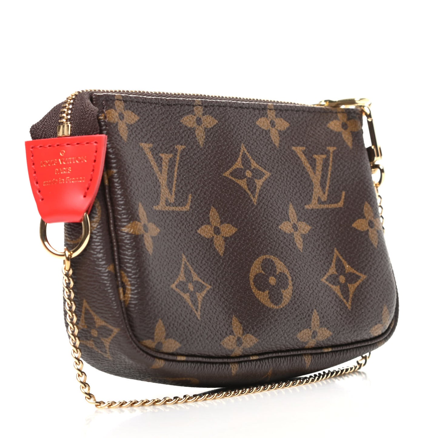 Monogram 2020 Christmas Animation Bumper Cars Mini Pochette Accessories Coquelicot