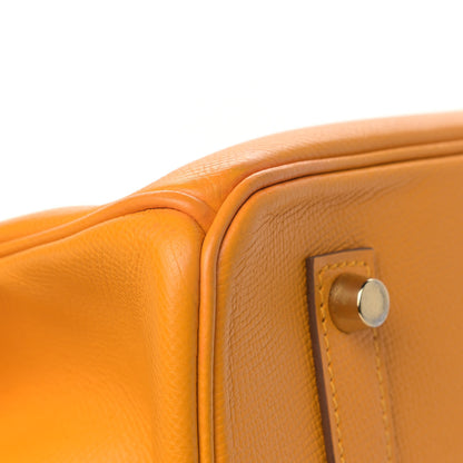 Hermes Epsom Birkin 35 Jaune D'Or 9 of 26