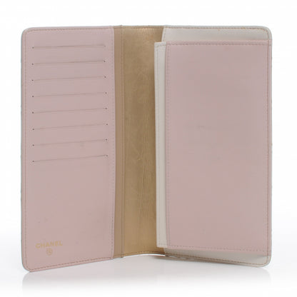 Chanel Leather Quilted Yen Wallet Gold 4 of 7
