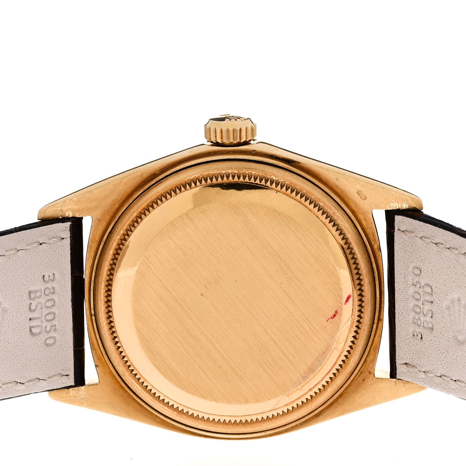Rolex 18K Yellow Gold Alligator 36mm Oyster Perpetual Datejust Watch 1600 4 of 4
