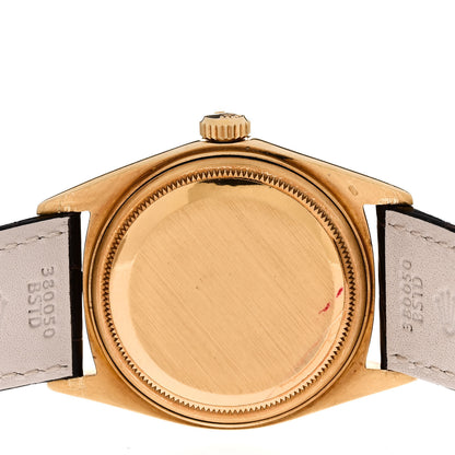 Rolex 18K Yellow Gold Alligator 36mm Oyster Perpetual Datejust Watch 1600 4 of 4