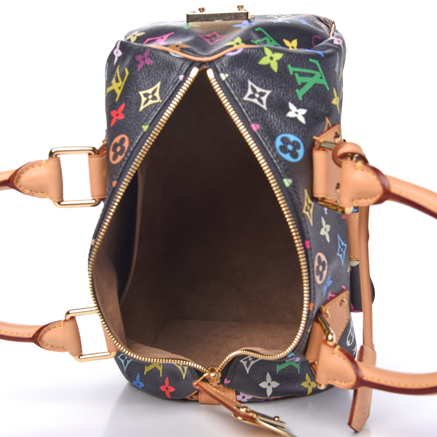 Louis Vuitton Monogram Multicolor Speedy 30 Black 5 of 10