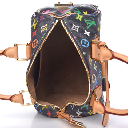 Louis Vuitton Monogram Multicolor Speedy 30 Black 5 of 10