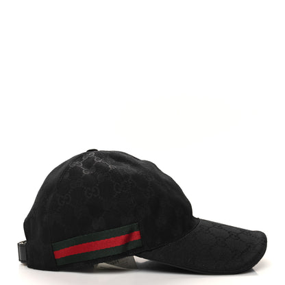 Gucci Monogram Web Baseball Hat S Black 4 of 10