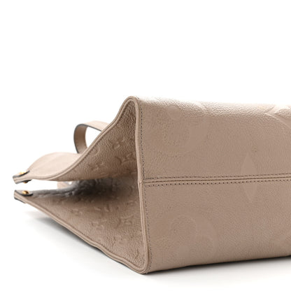 Louis Vuitton Empreinte Monogram Giant Onthego MM Tourterelle 8 of 10