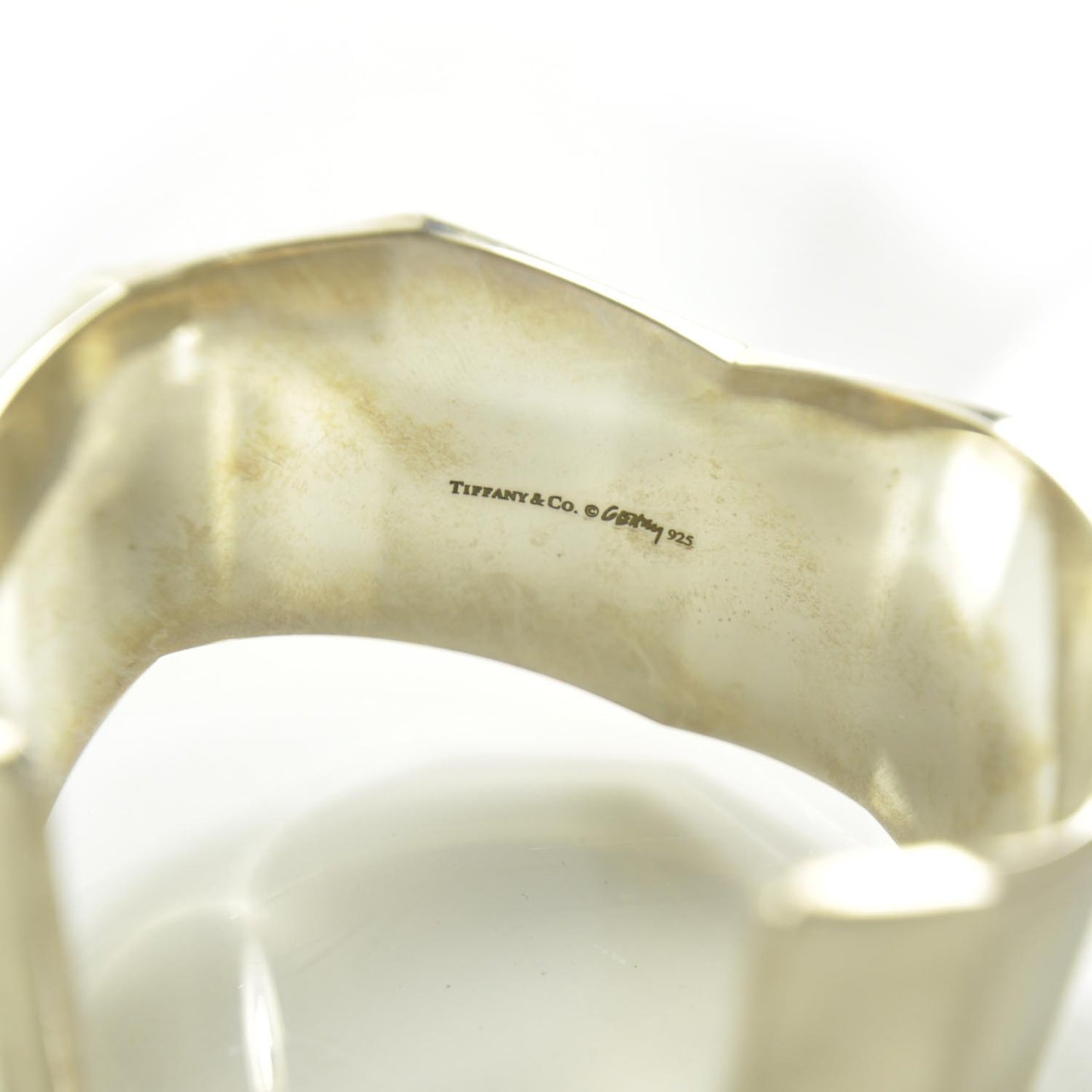 Brushed Sterling Silver Frank Gehry Wide Torque Cuff