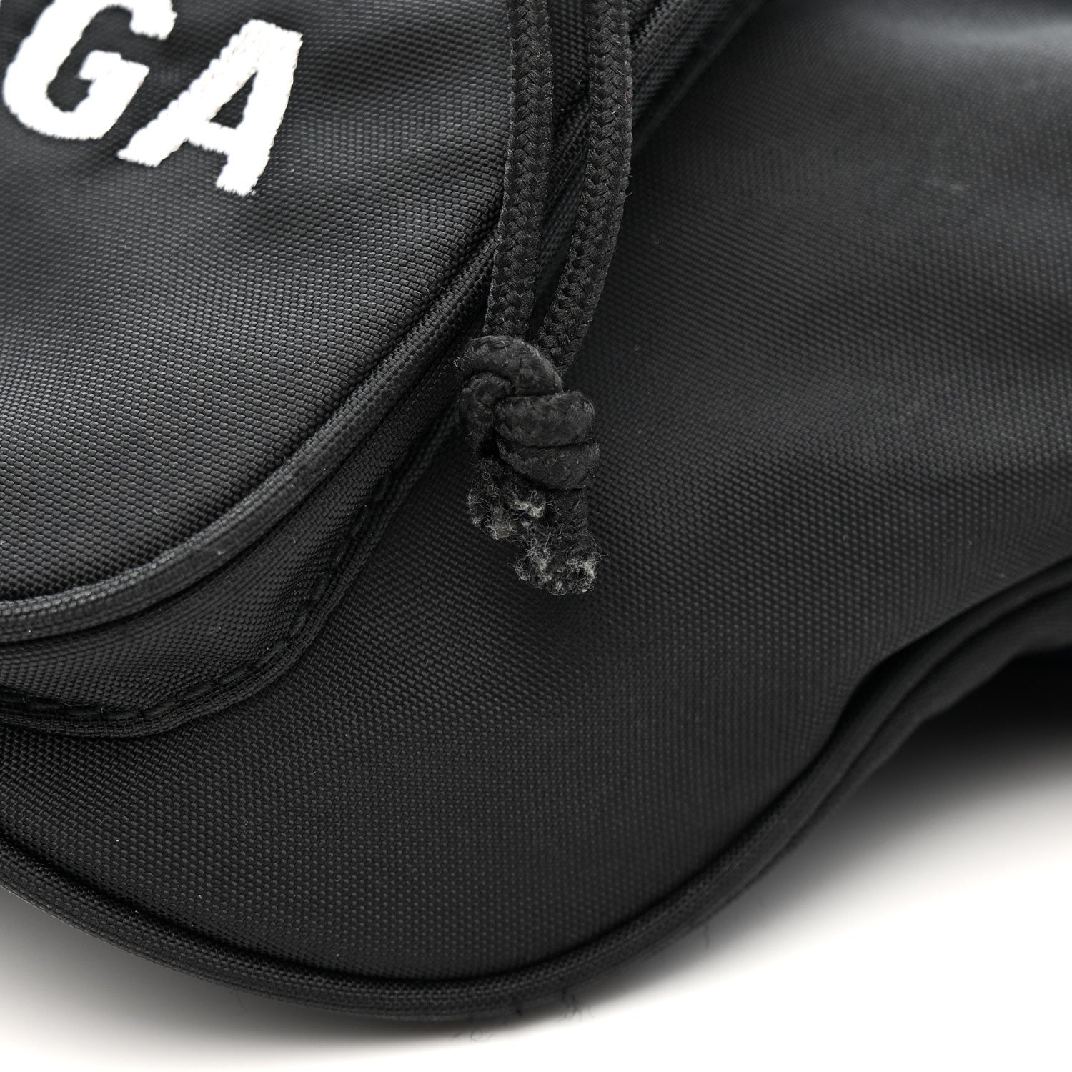 Balenciaga Recycled Sport Nylon Logo Embroidered Wheel Beltpack Black 13 of 14