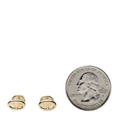 Hermes 18K Yellow Gold TPM Farandole Stud Earrings 2 of 6