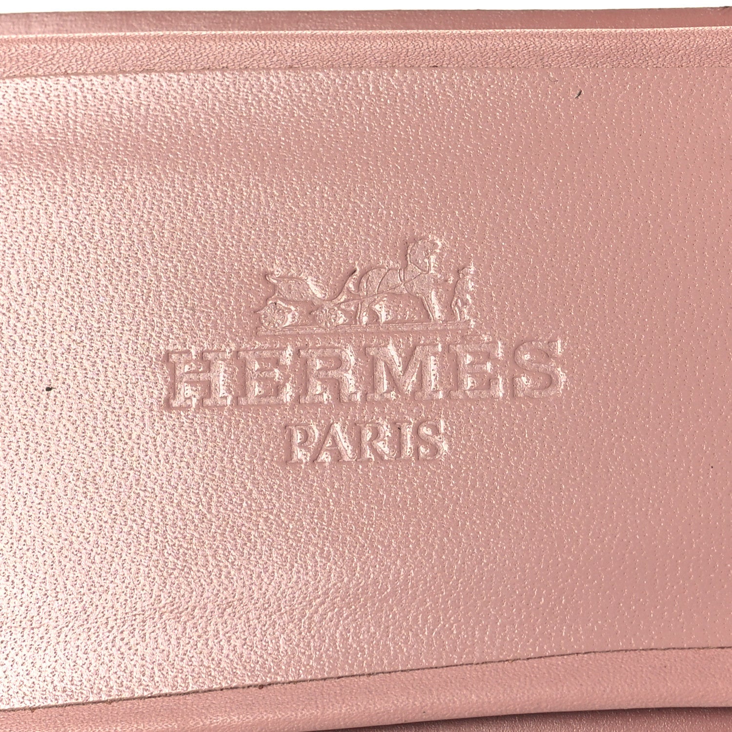 Hermes Box Calfskin Oran Sandals 37 Black Vieux Rose 8 of 8