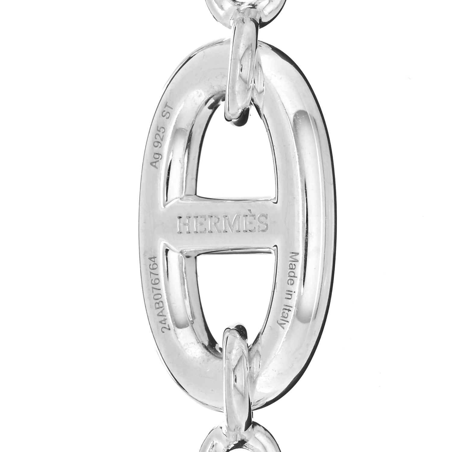 Hermes Sterling Silver Farandole Bracelet ST 3 of 4