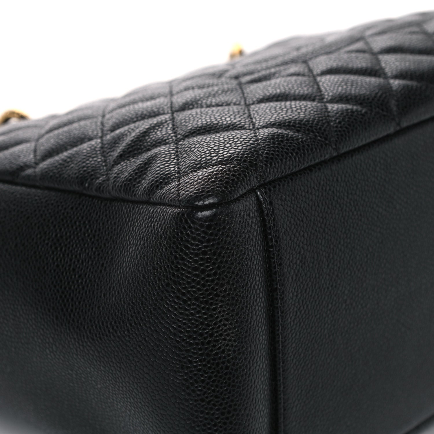 Chanel Caviar Quilted Grand Shopping Tote GST Black 8 of 13