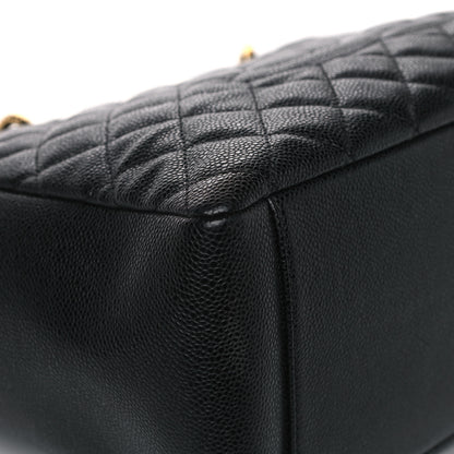 Chanel Caviar Quilted Grand Shopping Tote GST Black 8 of 13