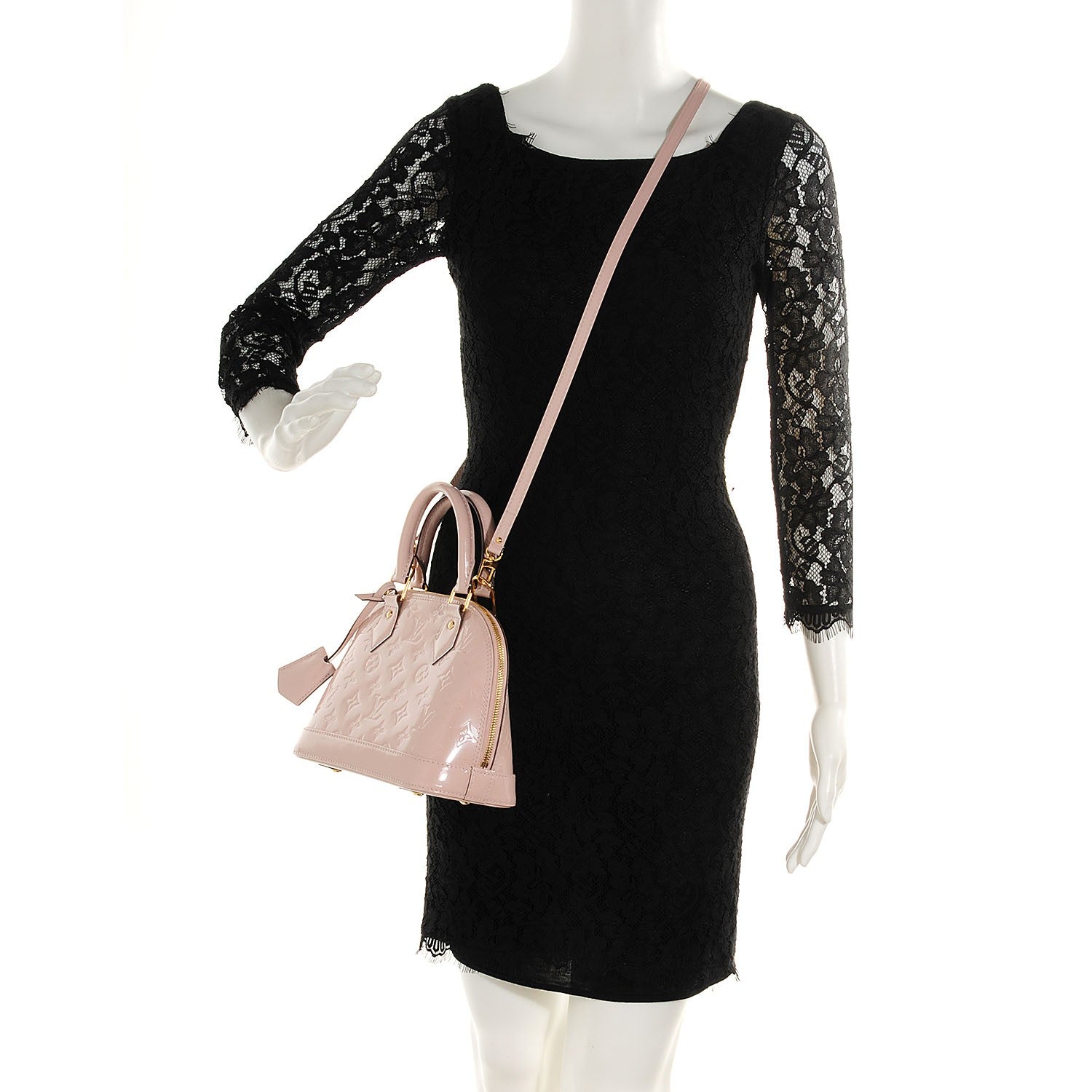 Louis Vuitton Vernis Alma BB Rose Angelique 2 of 7