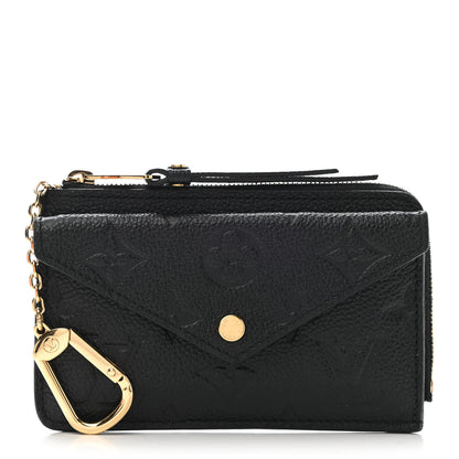Louis Vuitton Empreinte Recto Verso Card Holder Black 1 of 8