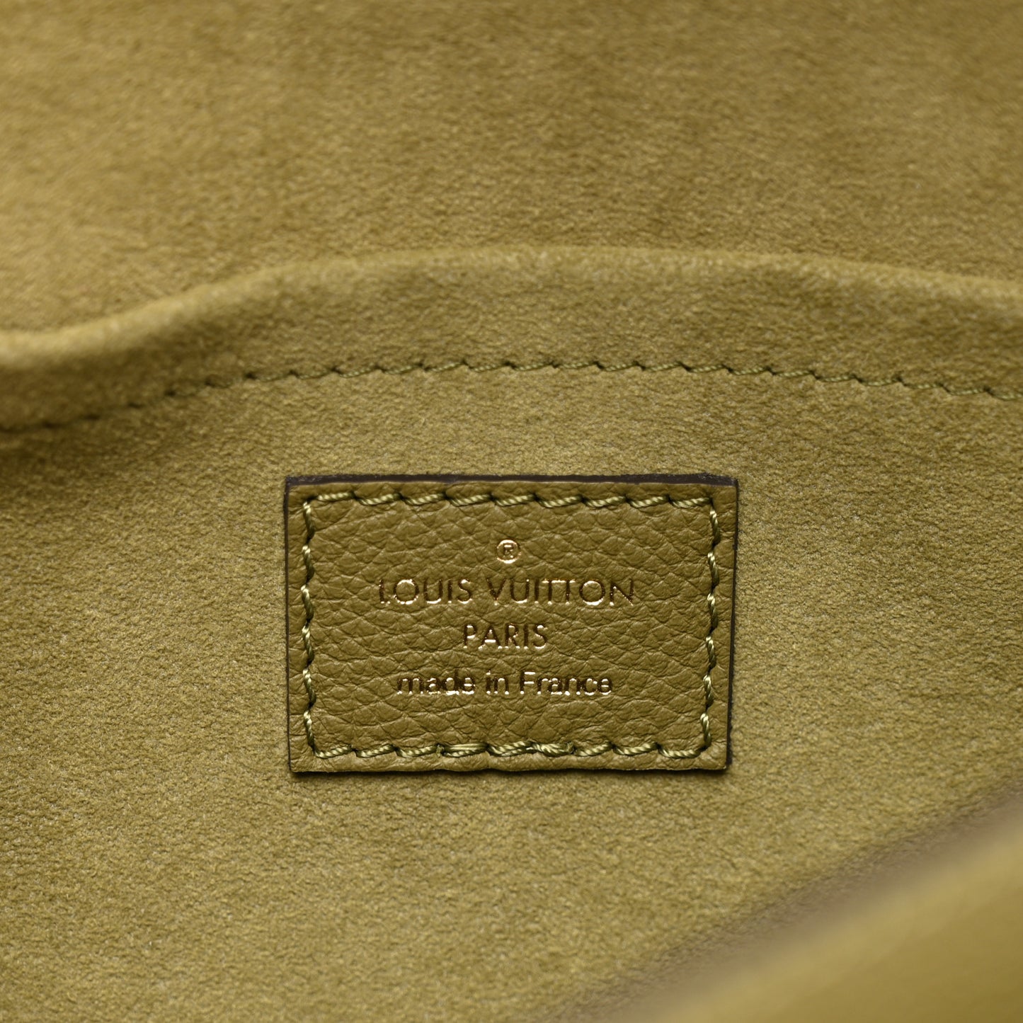 Soft Calfskin Mylockme Chain Bag BB Smokey Brown Green